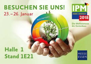 Besuchen Sie uns auf der IPM 2018 in Essen!